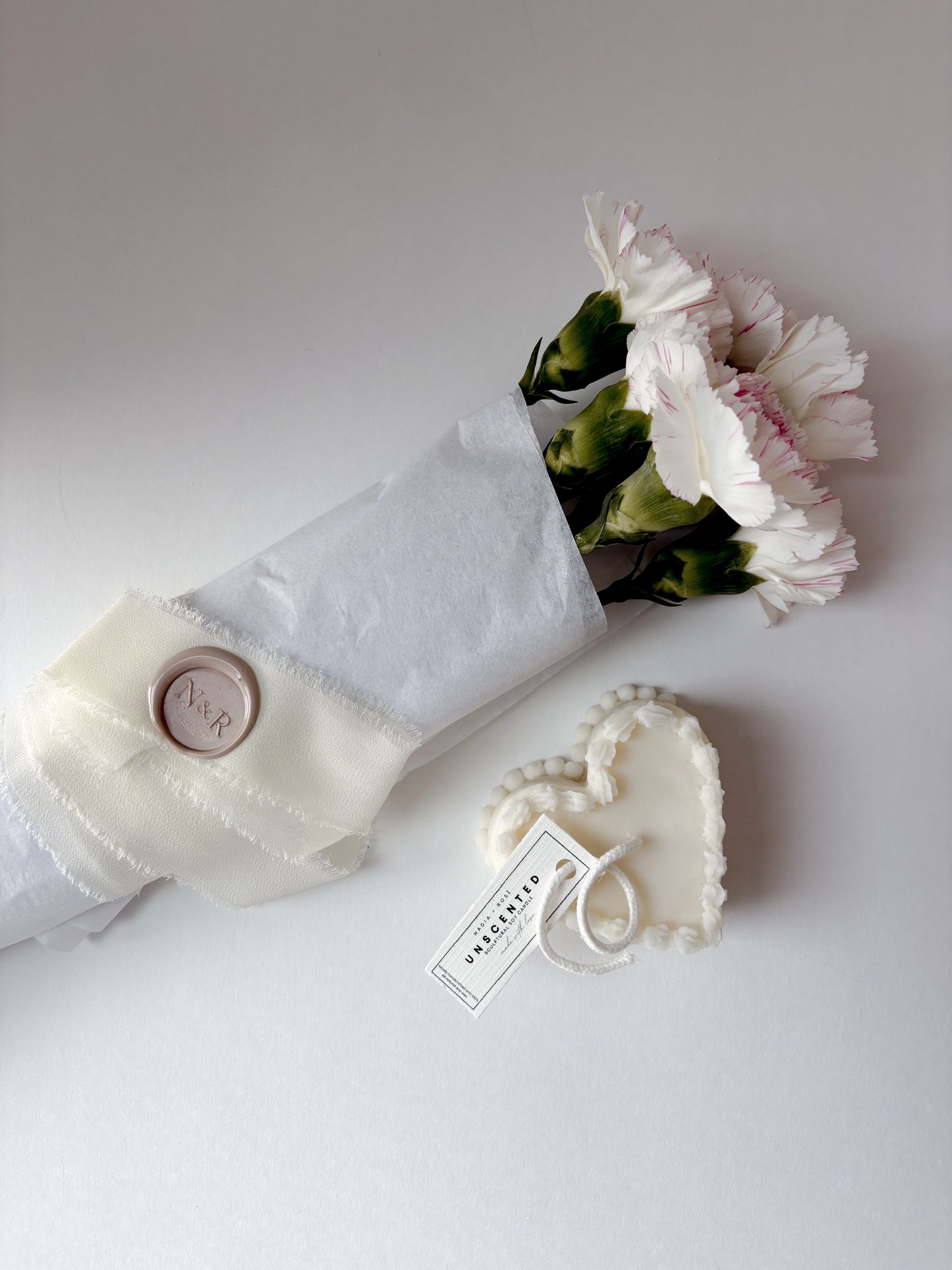 Heart Cake Candle