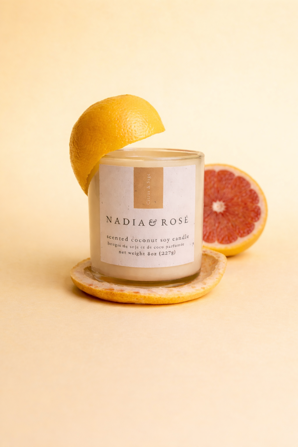 Citrus & Sage 8oz Scented Candle