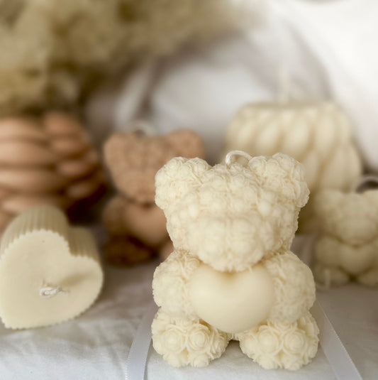 mini bear candle