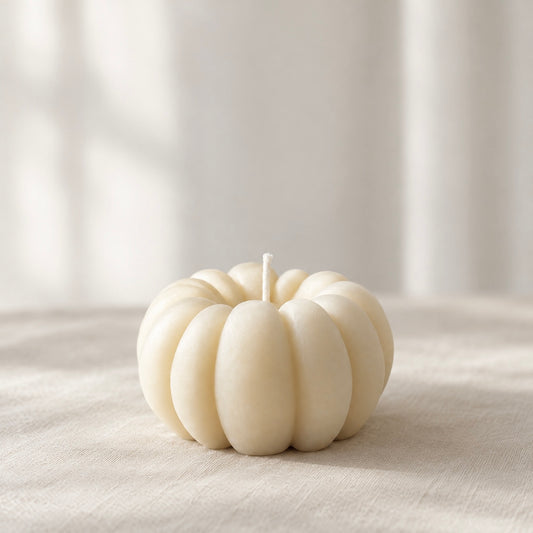 Pumpkin Sculptural Candle